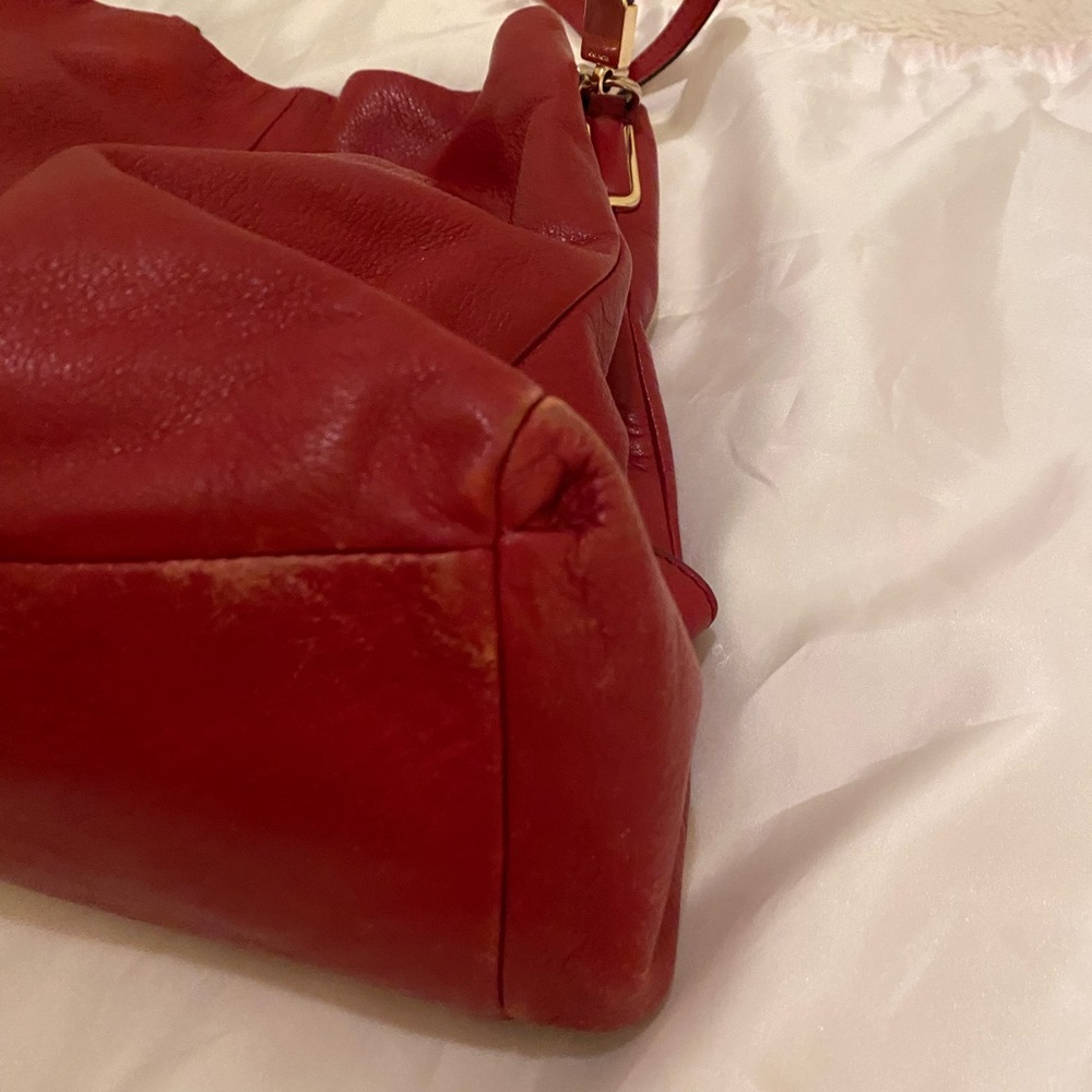 Coach Phoebe Red Leather shoulder Bag - Picture 8 of 12